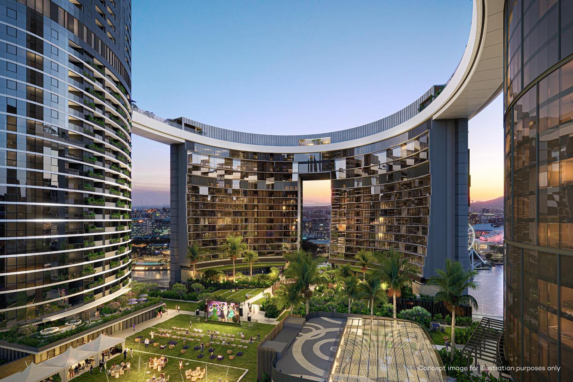 The Star Grand Brisbane Hotel Exterior photo